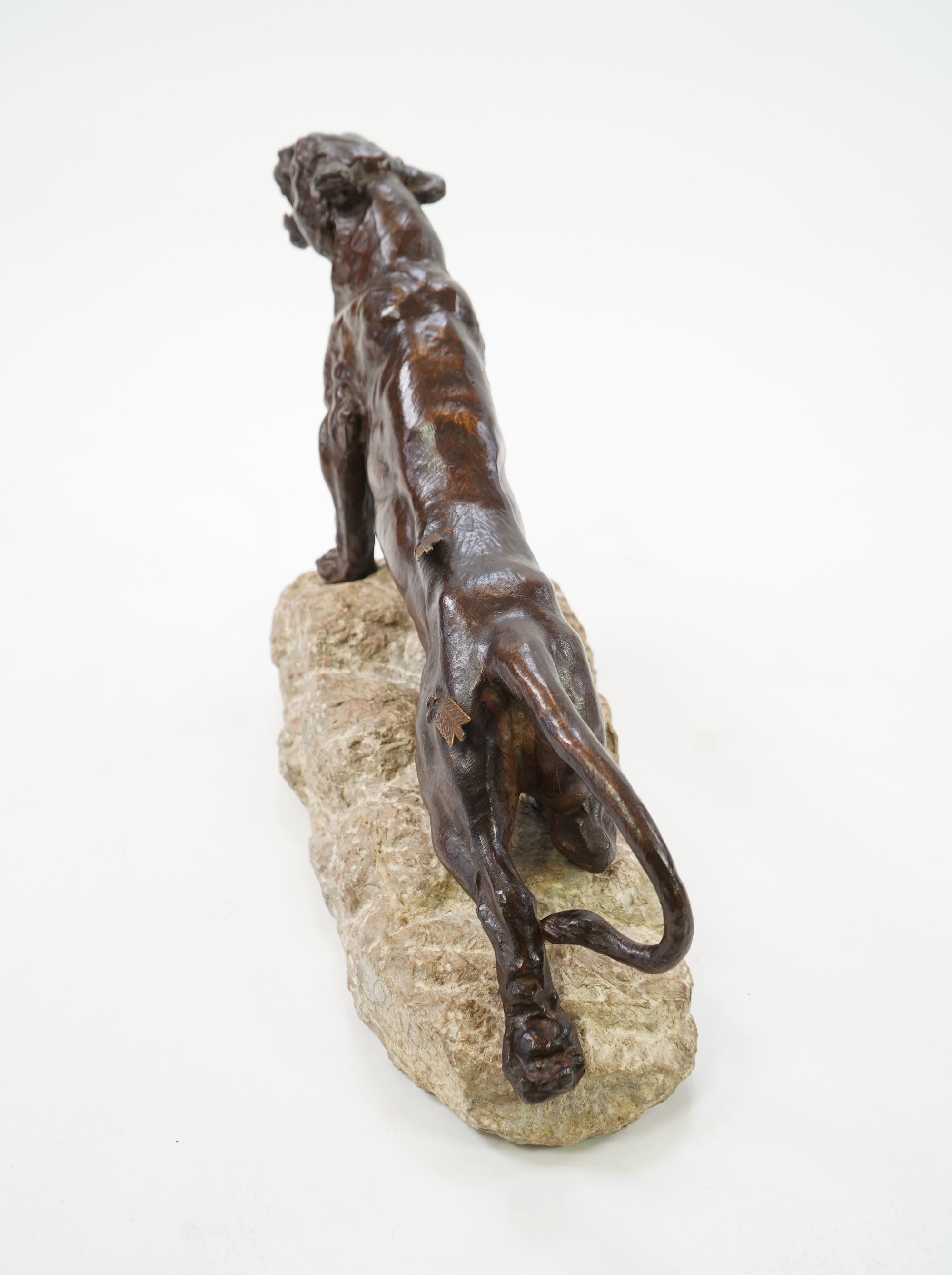 After Thomas François Cartier (French, 1879-1943): 'Wounded Lioness'